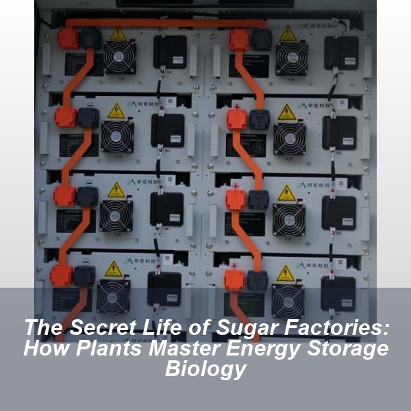 The Secret Life of Sugar Factories: How Plants Master Energy Storage Biology